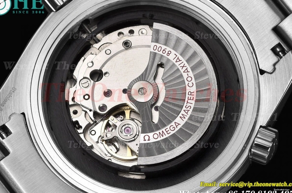 GDF Black 43mm 600m SS Seamaster SS Stk MY8215 0306